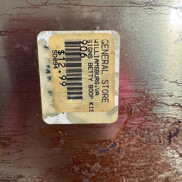 Betty Boop Vintage Style Metal Wall Sign Retro Decor Boop-Oop-A-Doop Blow Kiss - Picture 4 of 7